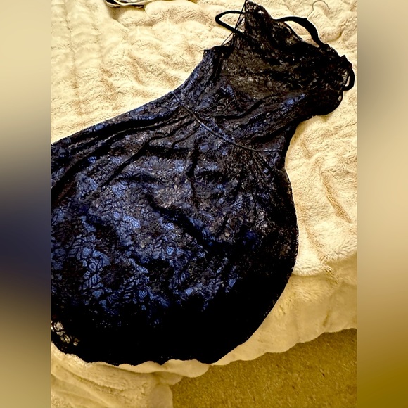 The Limited black Lace with dark Blue slip attached - Picture 2 of 3